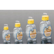 500g Non-Drip Pet Plastic Honey Bottle with Silicone Valve Cap (PPC-PHB-01)